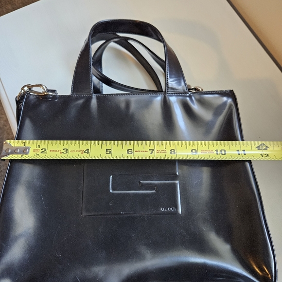 Gucci Vintage Patent Leather 2 way bag 24Hr  FLASH SALE $ FIRM - Picture 10 of 13